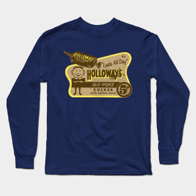 All Day Sucker Long Sleeve T-Shirt by flimflamsam